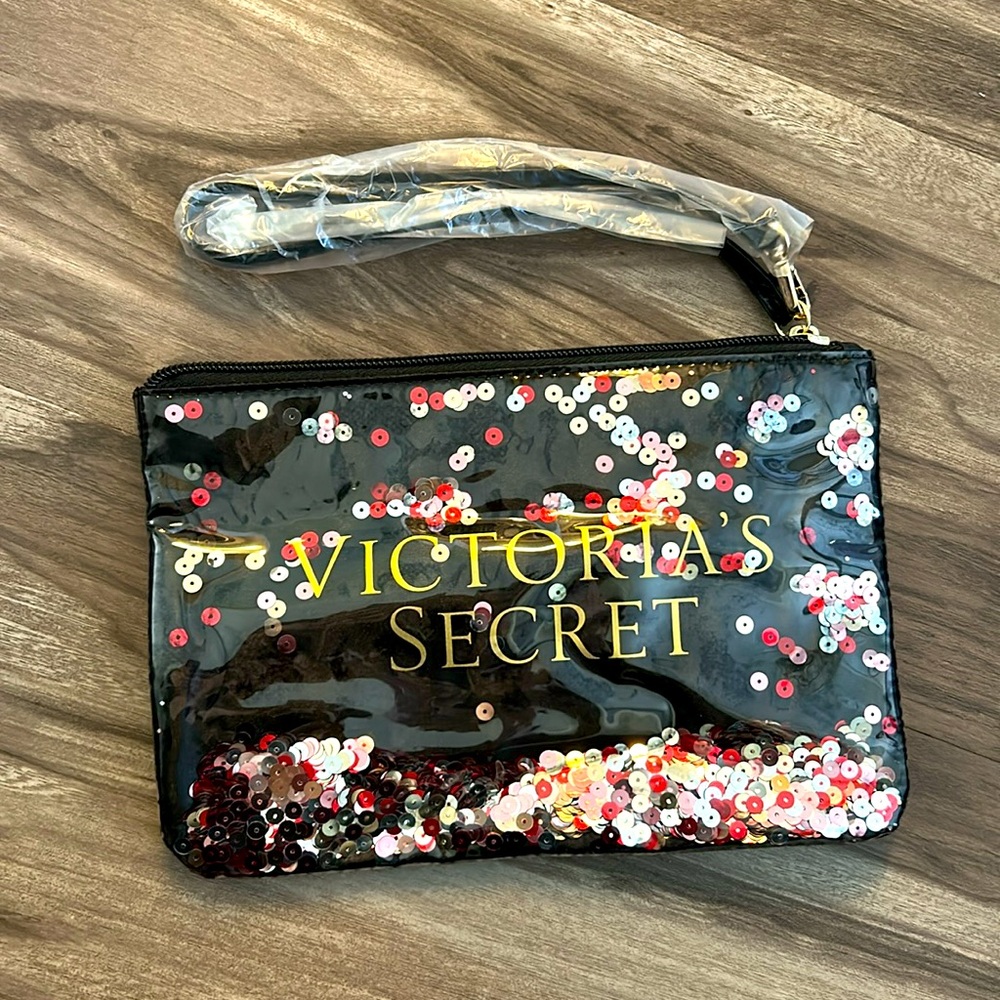 Victoria's Secret Multicolor Sequin Cosmetic Bag
